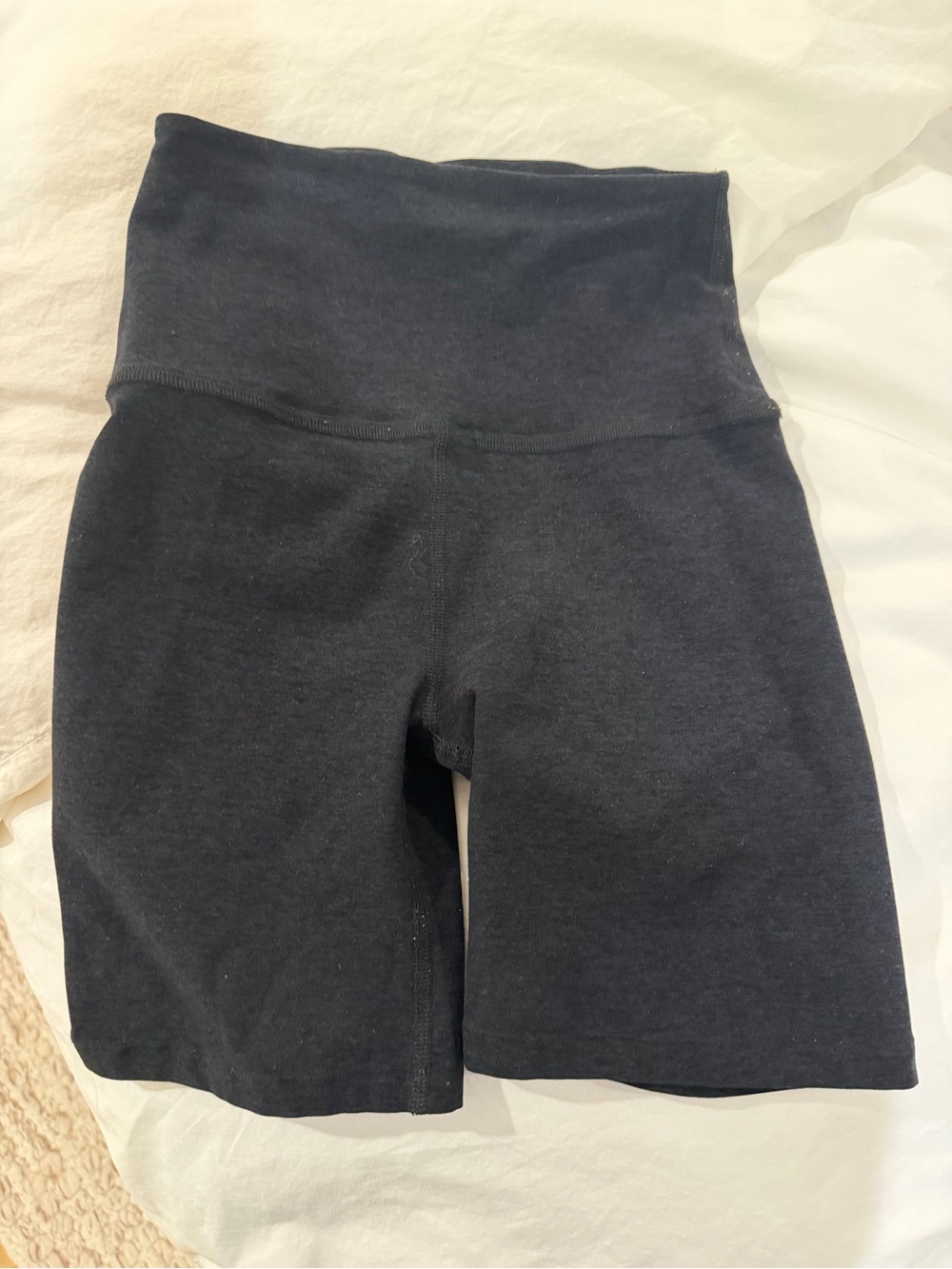 Beyond Yoga Black High-Rise Athletic Bike Shorts
